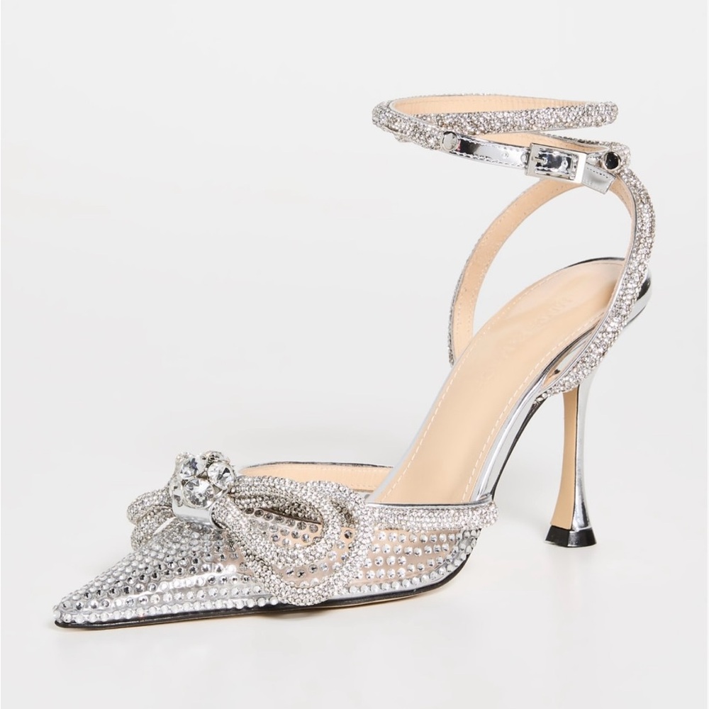 Mach & Mach Double Bow Crystallized High Heels- Size 42